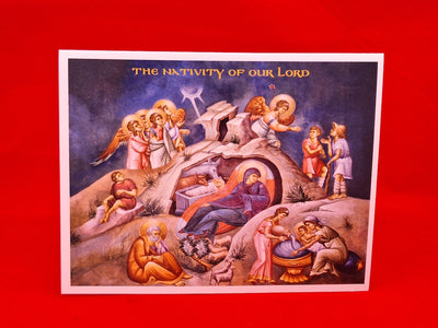 Card with the Nativity icon (7)