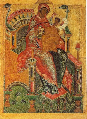Theotokos "Enthroned" icon (6)