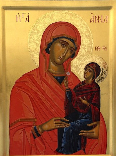 Theotokos  and Saint Anna icon