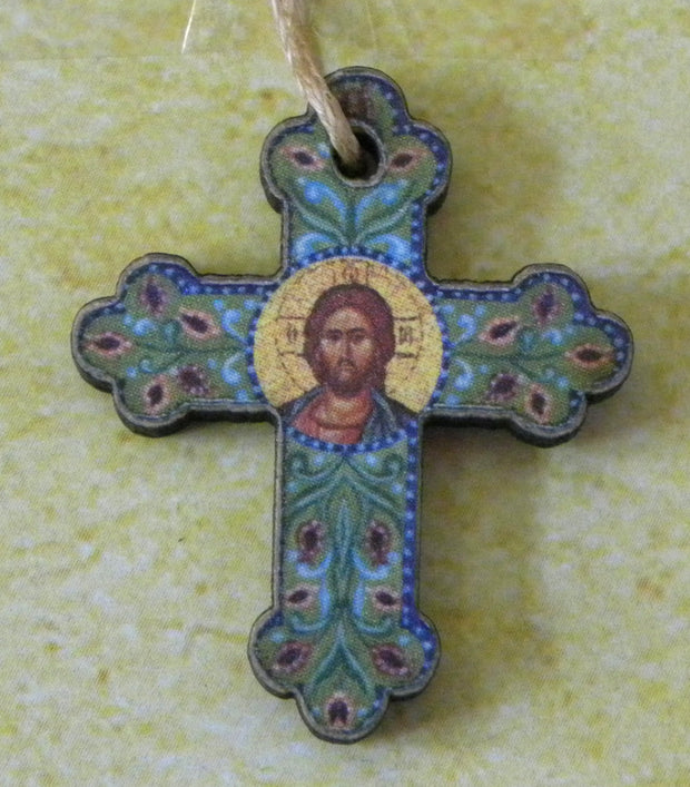 Wooden Neck Cross with our Lord