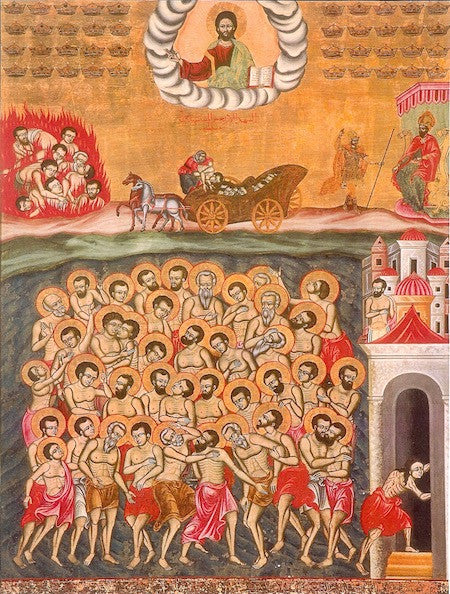Forty Martys of Sebaste Lake icon (2)