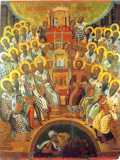 First Ecumenical Council of Nikea icon (2)