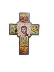 Hanging Cross with icons (3)