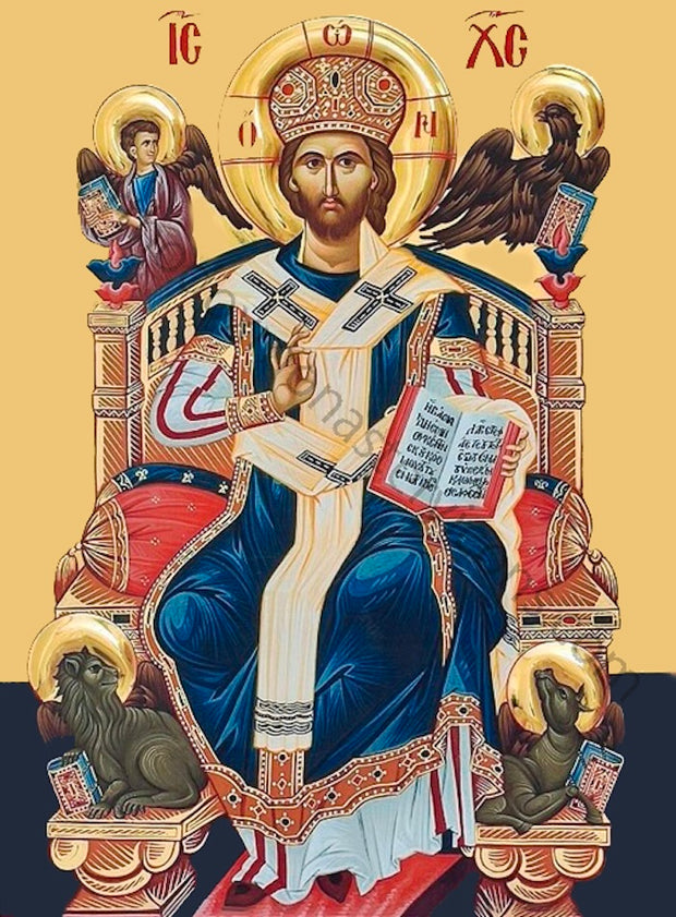 Jesus Christ "Enthroned" icon (4)