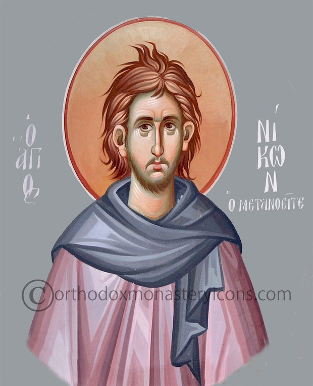St. Nikon "Metanoeite" icon
