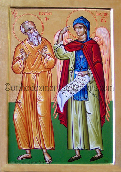 St. Pachomios the Great icon (2)