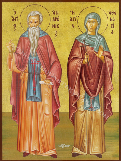 Ss Andronikos and Athanasia icon