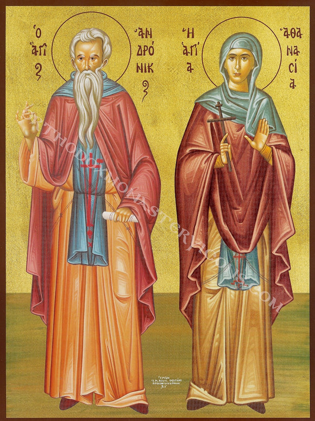 Ss Andronikos and Athanasia icon
