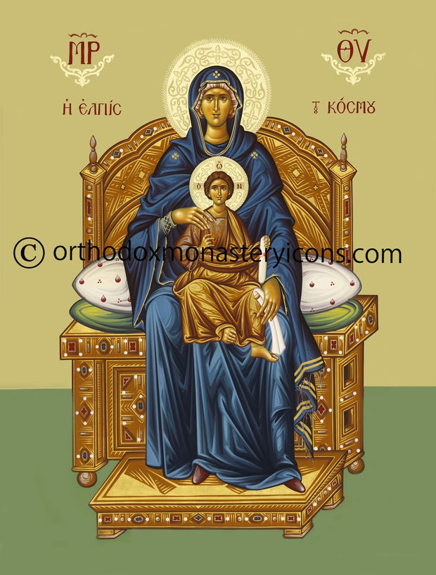 Theotokos "Enthroned" icon (1)