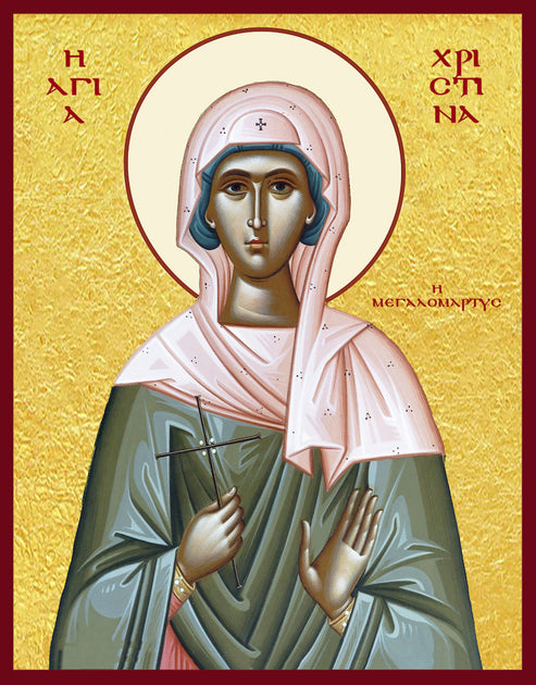 Greek orthodox icon of Saint Christina – orthodoxmonasteryicons.com