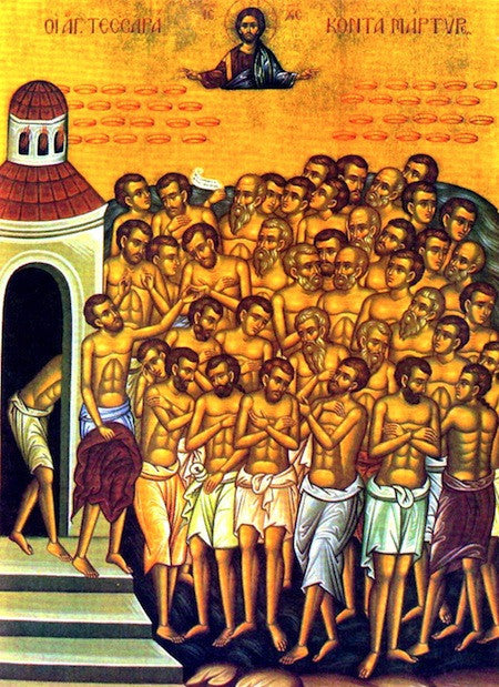 Forty Martyrs of Sebaste icon