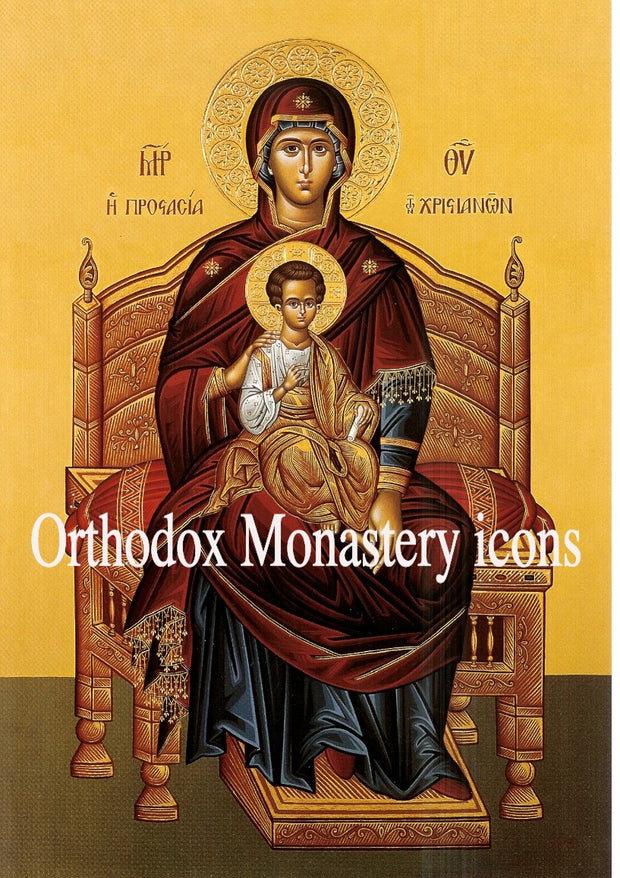 Theotokos "Enthroned" icon (2)