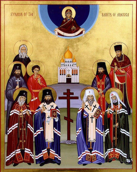 Synaxis of All the Saints of America icon