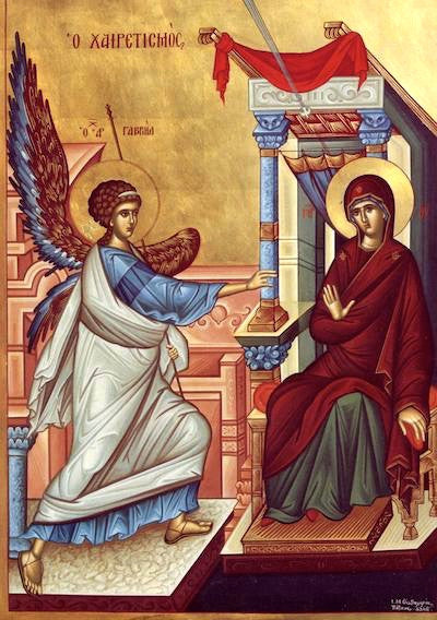 Annunciation of Theotokos icon (5)
