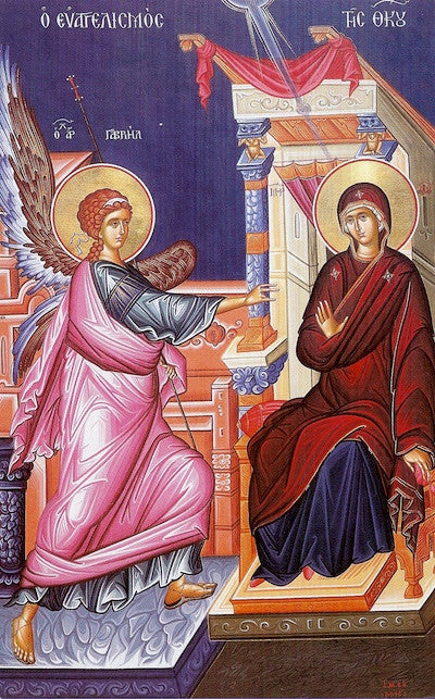 Annunciation of Theotokos icon (6)