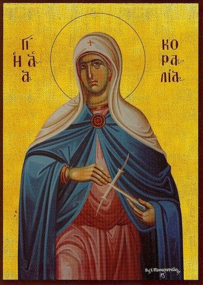 St. Coralia the Martyr icon