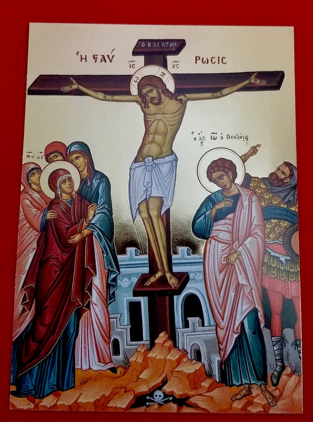 Crucifixion of our Lord icon (GF)
