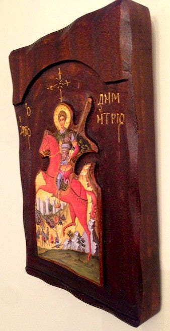 St. Demetrios 3D icon (T1)