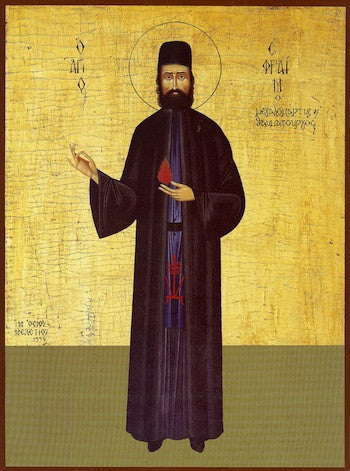 St. Ephraim on Nea Makri icon