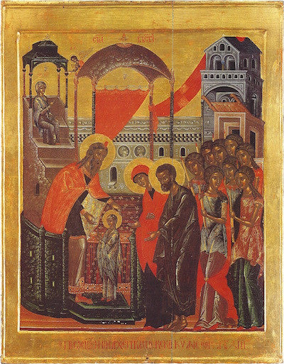 Entrance of Theotokos into the Temple icon (6)