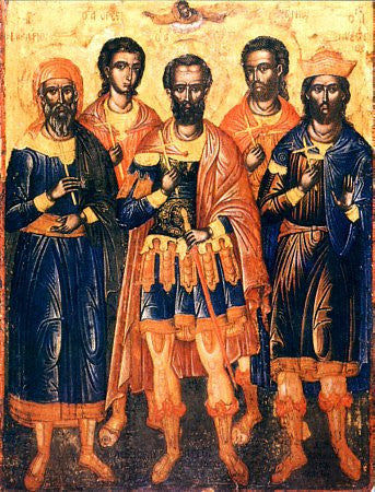 St. Efstratius and his companions the Holy Martyrs