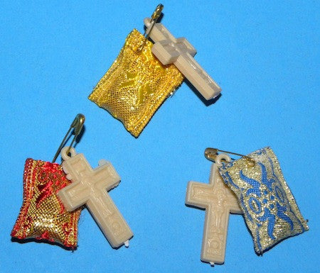 Filakto (amulet ) with pin and Cross