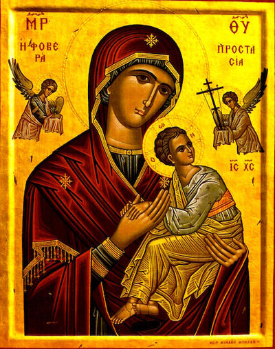 Theotokos "Holy Protection" icon (3)