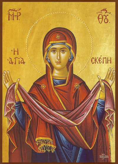 Theotokos "Holy Protection" icon (2)