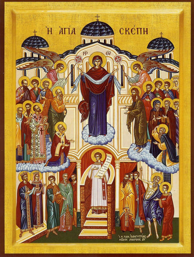 Theotokos "Holy Protection" icon (1)