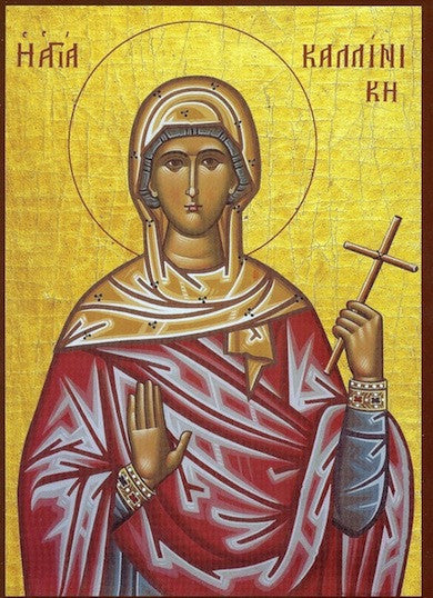 St. Callinike  Martyr of Rome icon