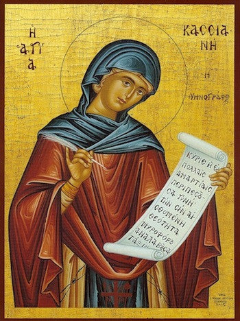 St. Kassiane the Hymnographer icon