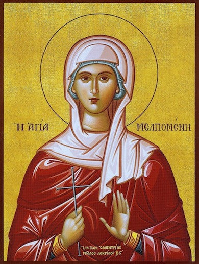 St. Melpomene the Martyr icon