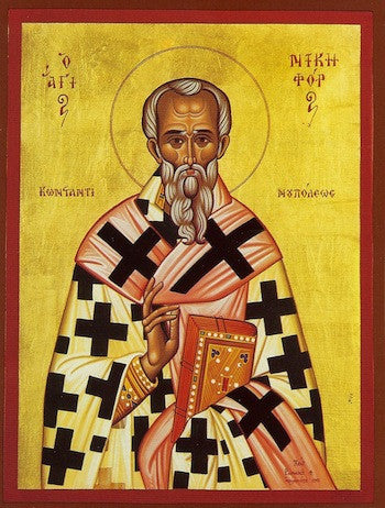 St. Nicephorus the Confessor Patriarch of Constantinople icon
