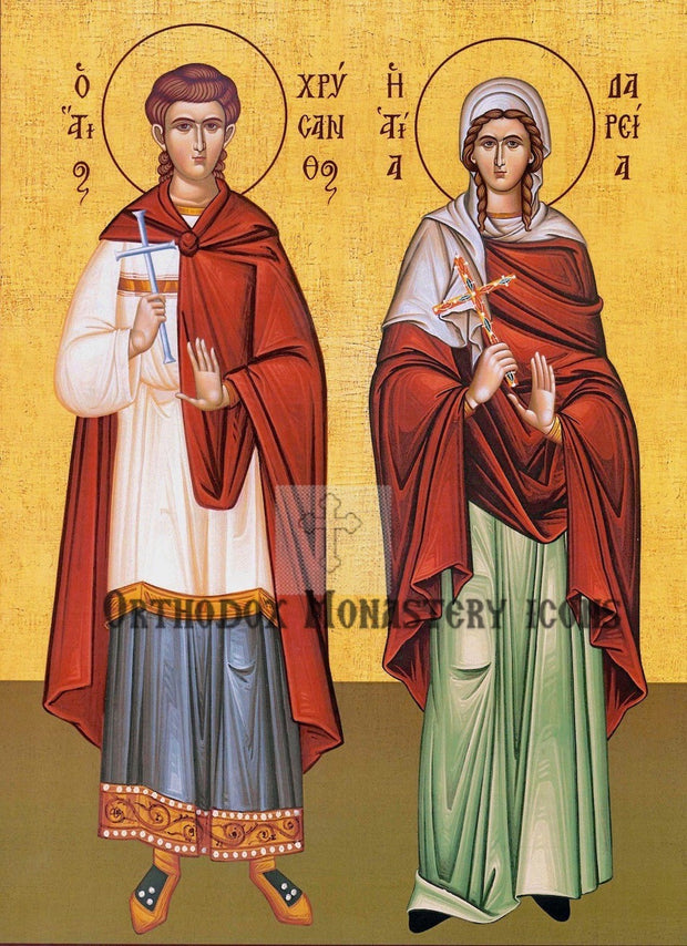 Ss. Chrysanthos and Daria icon