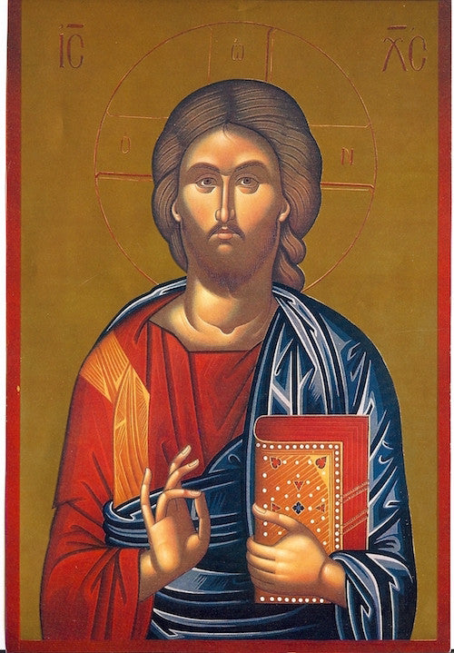 Jesus Christ and Most Holy Theotokos Pair Icons (P18)