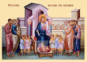 Christ and the children Icon (1)