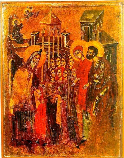 Entrance of Theotokos into the Temple icon (7)