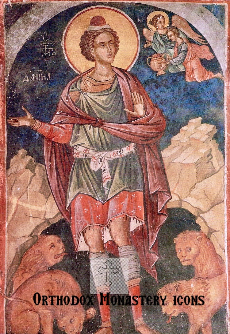 Greek orthodox icon of Daniel the Prophet (3 