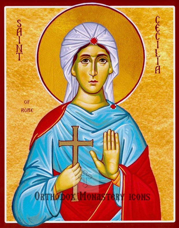 St. Cecilia of Rome icon.