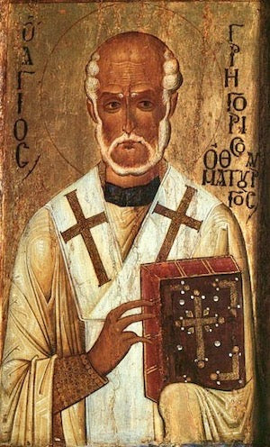 St. Gregory of Neocaesarea or the Wonderworker icon