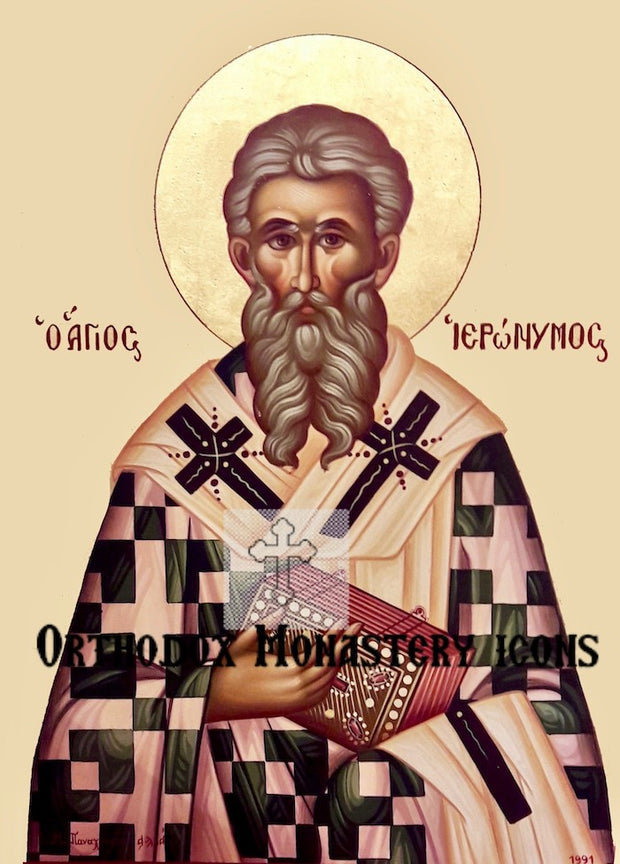 St. Jerome, Hieronymus of Stridonium icon
