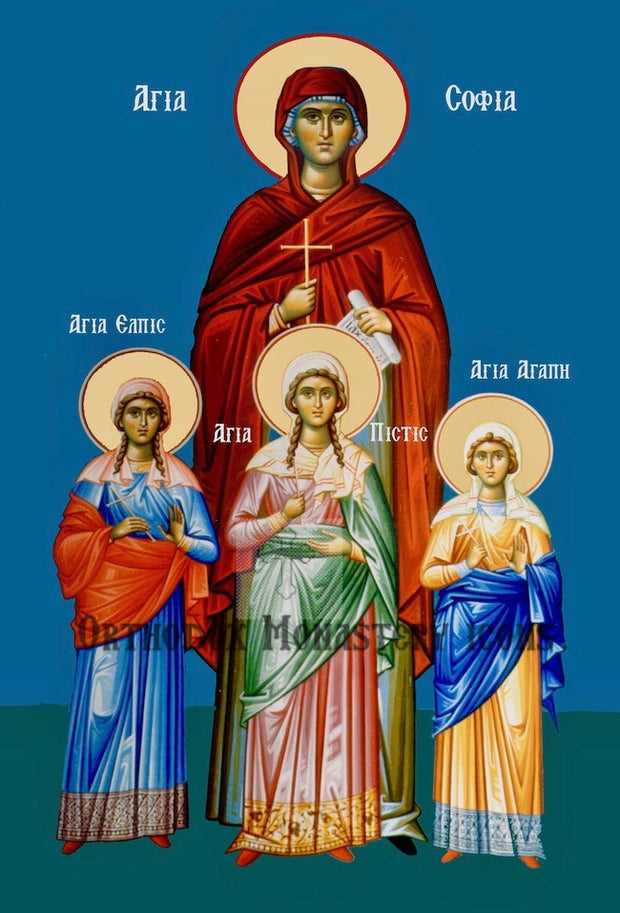 St. Sophia and Daughters icon (4)