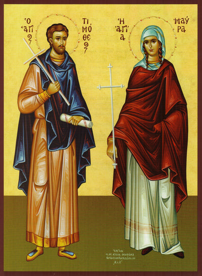 Ss. Timothy and Maura the Martyrs icon