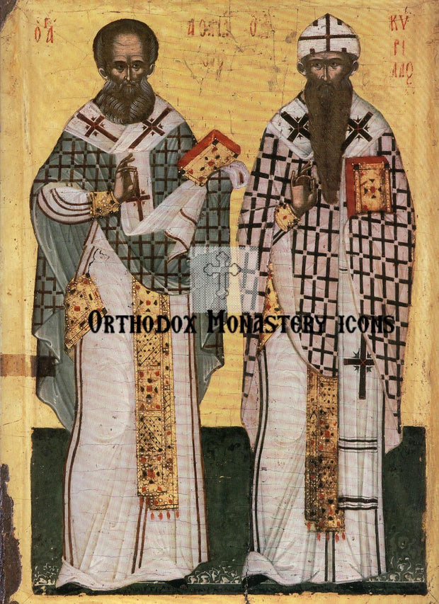 Ss. Athanasius and Cyril icon