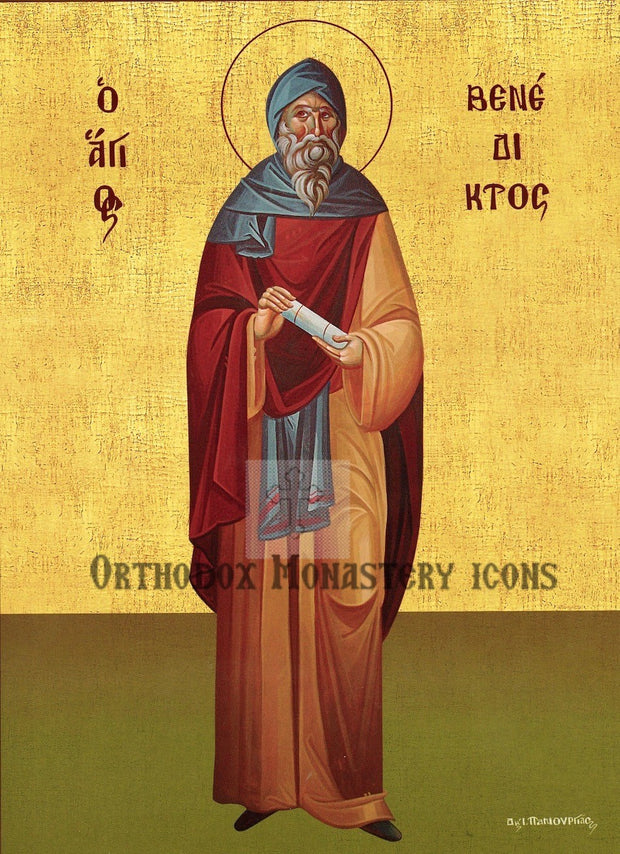 St. Benedict of Nursia icon