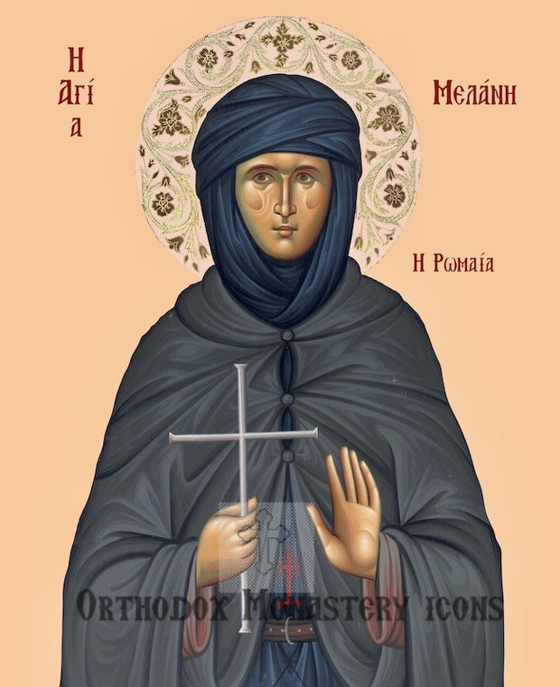 St. Melania of Rome icon (3)