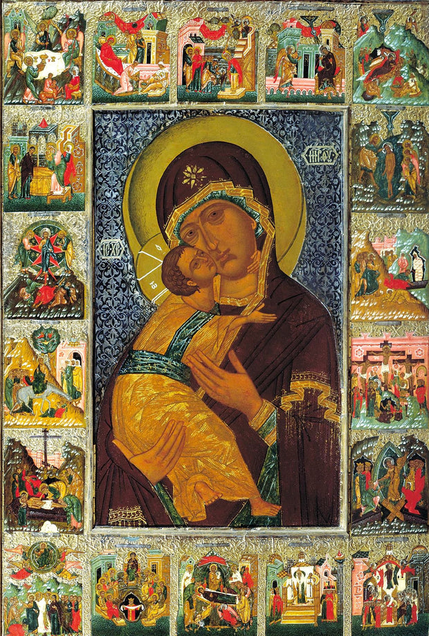 Our Lady Theotokos of Vladimir "Vladimirska" icon (5)