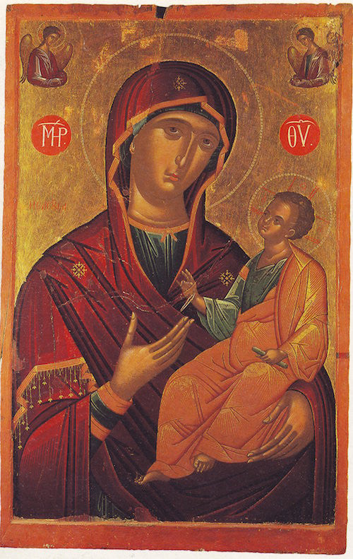 Jesus Christ and Most Holy Theotokos Pair Icons(P10)