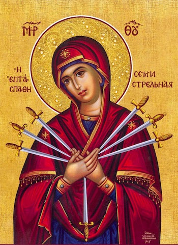 Theotokos of the "7 Swords" icon