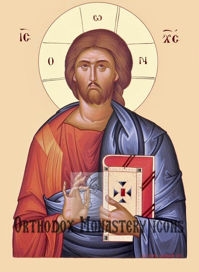 Jesus Christ and Most Holy Theotokos Pair Icons (P8)